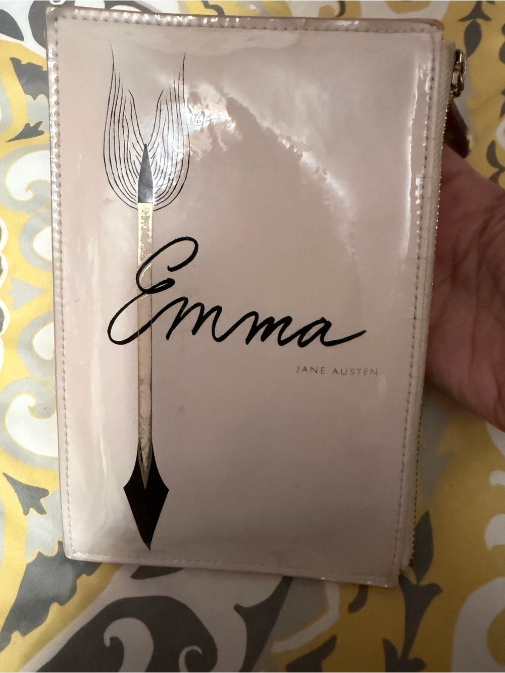 Kate Spade Pencil Zip Pouch - Jane Austen Limited Edition EMMA- LIMITED EDITION